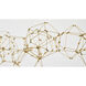 Canada LED 22 inch Gold LED Chandelier Ceiling Light